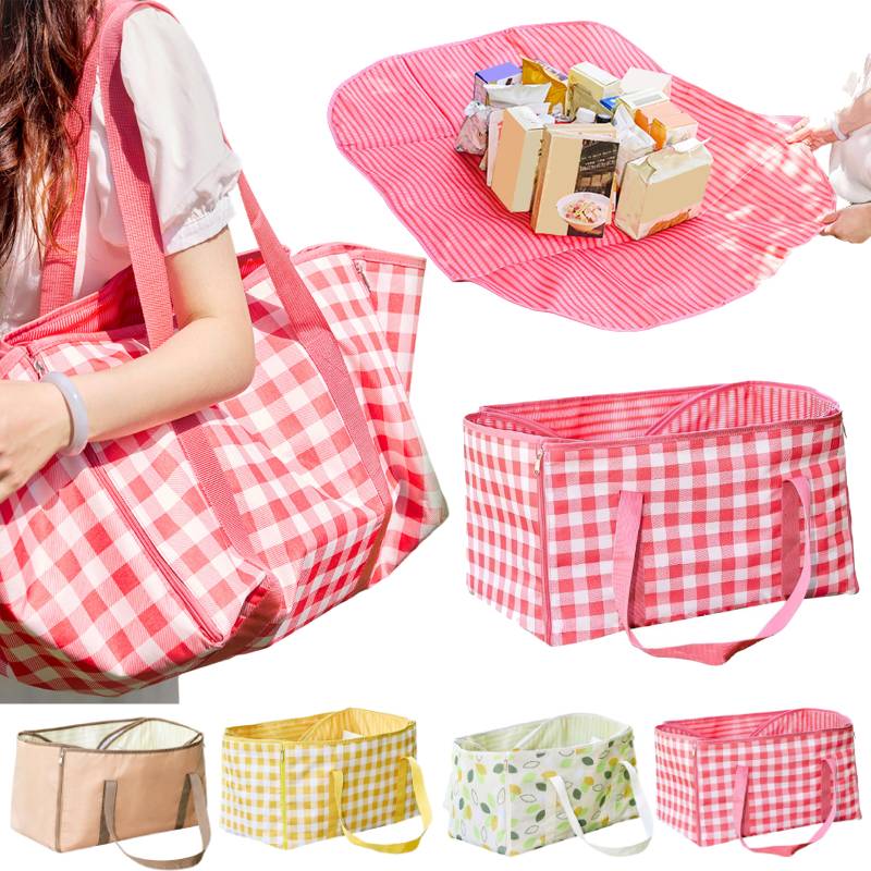 Outdoor Camping Mats Large - 2-in-1 Large Capacity Portable Picnic Mat