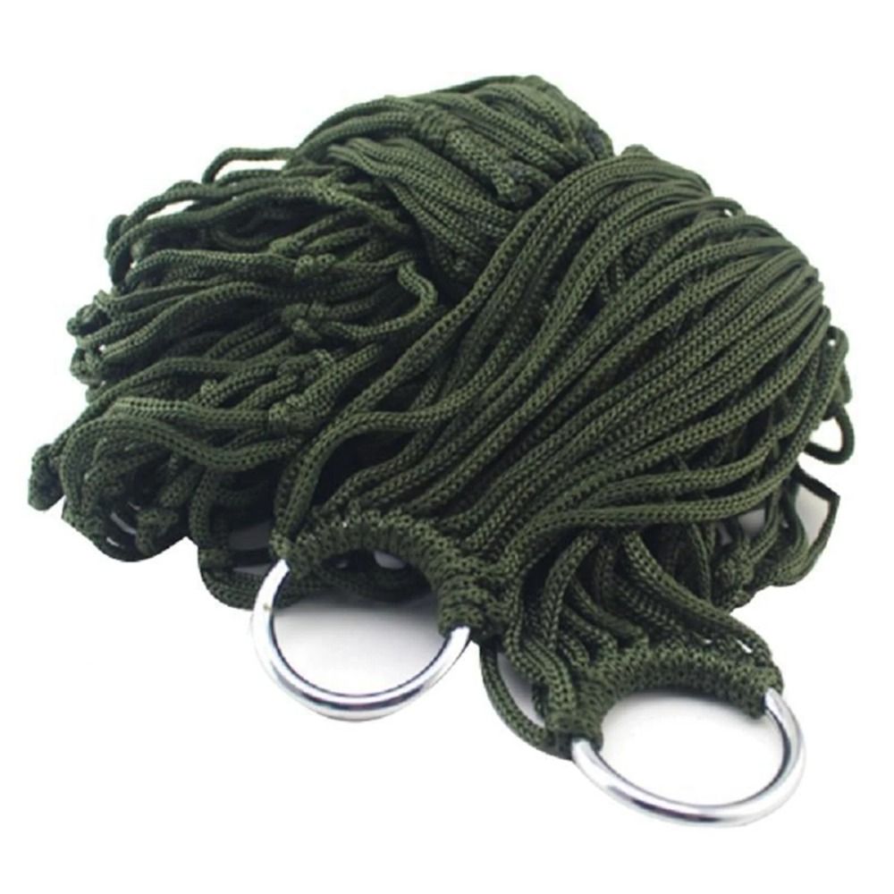 With Rope Nylon Mesh Hammock P - Camping Hammock ulasan dan harga