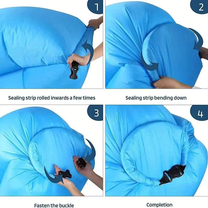 LUSQI Inflatable Lounger Air S - Outdoor Camping Couch ulasan dan harga