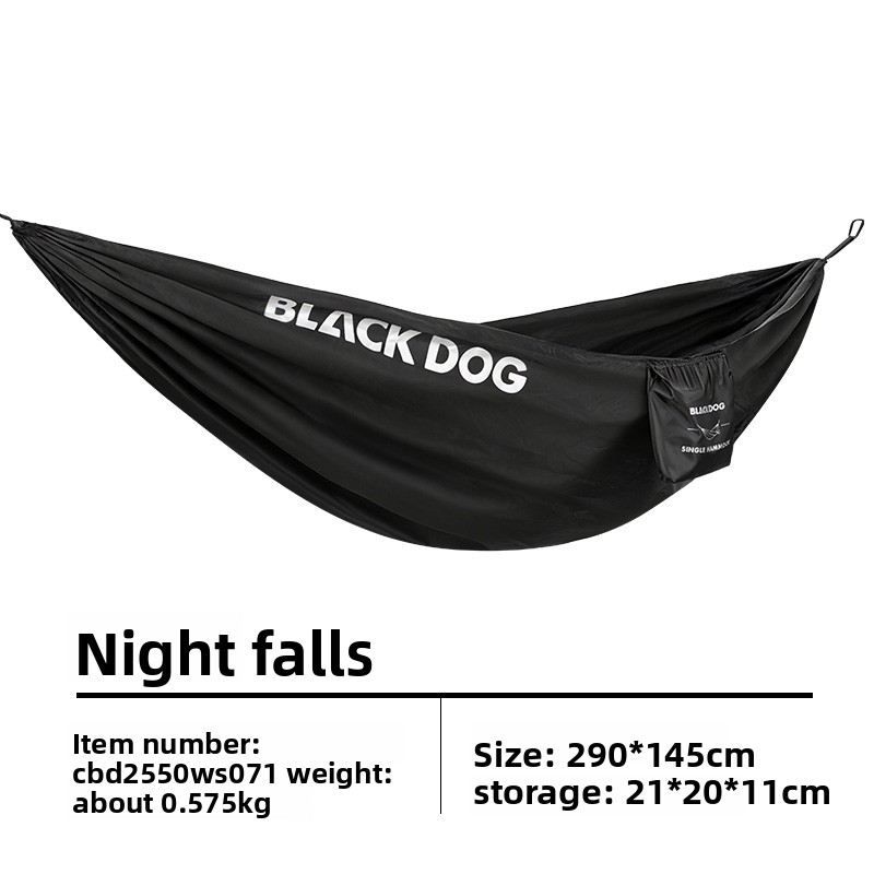 Black Dog Solid Color Parachut - Camping Hammock ulasan dan harga