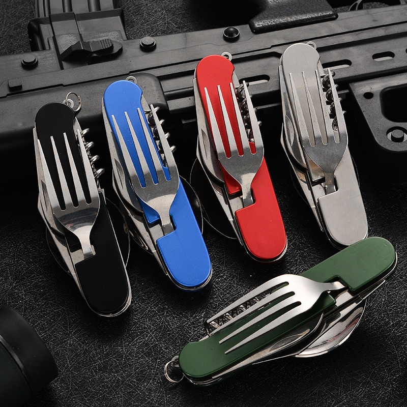 4 in 1 Folding Tableware Detac - Outdoor Camping Activities ulasan dan harga