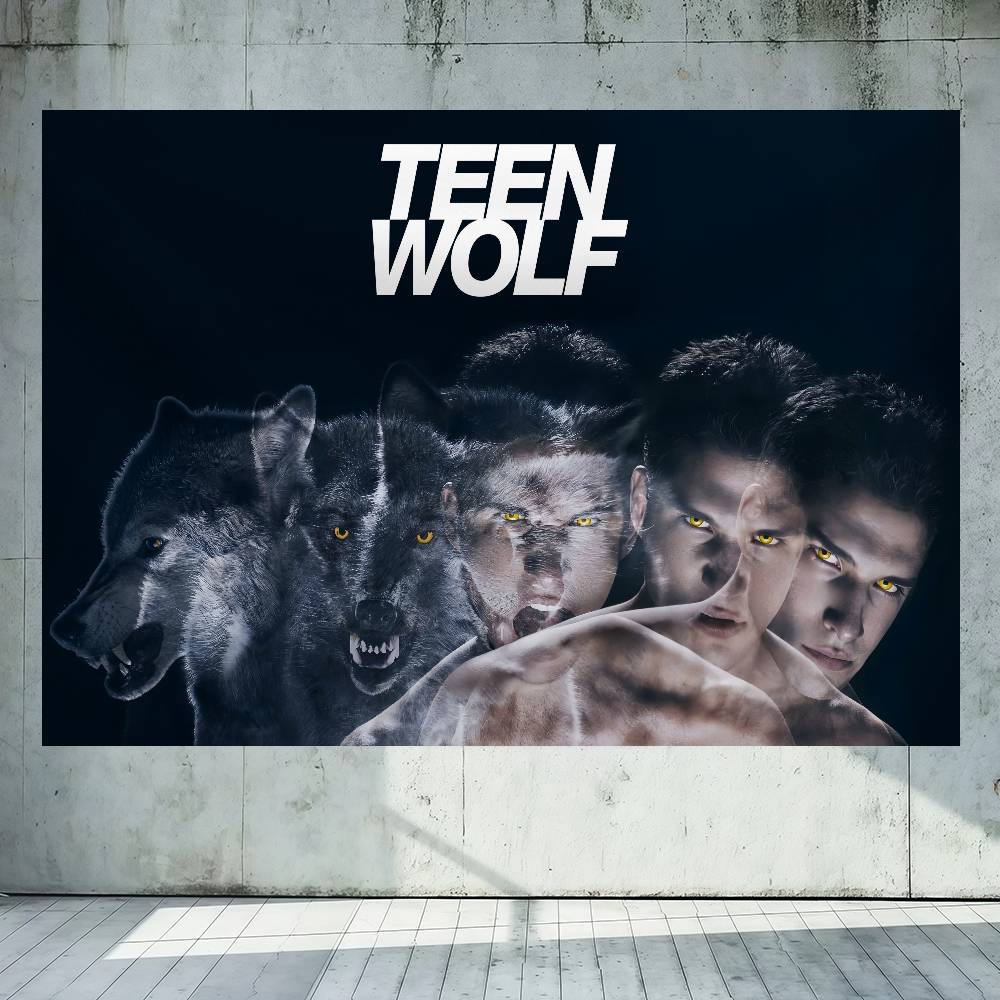 TV Show T-Teen W-Wolf  Flag De - Outdoor Camping Tv ulasan dan harga
