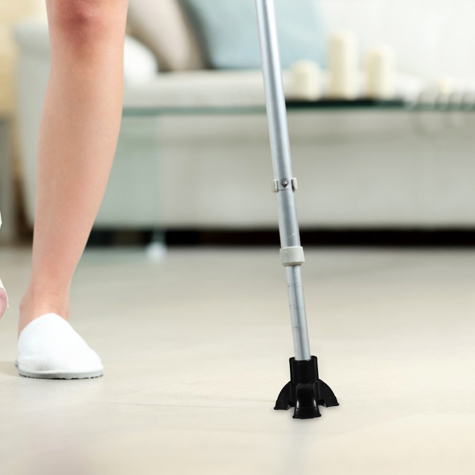 4Pcs Walking Cane Tips Replace - Trekking Poles ulasan dan harga