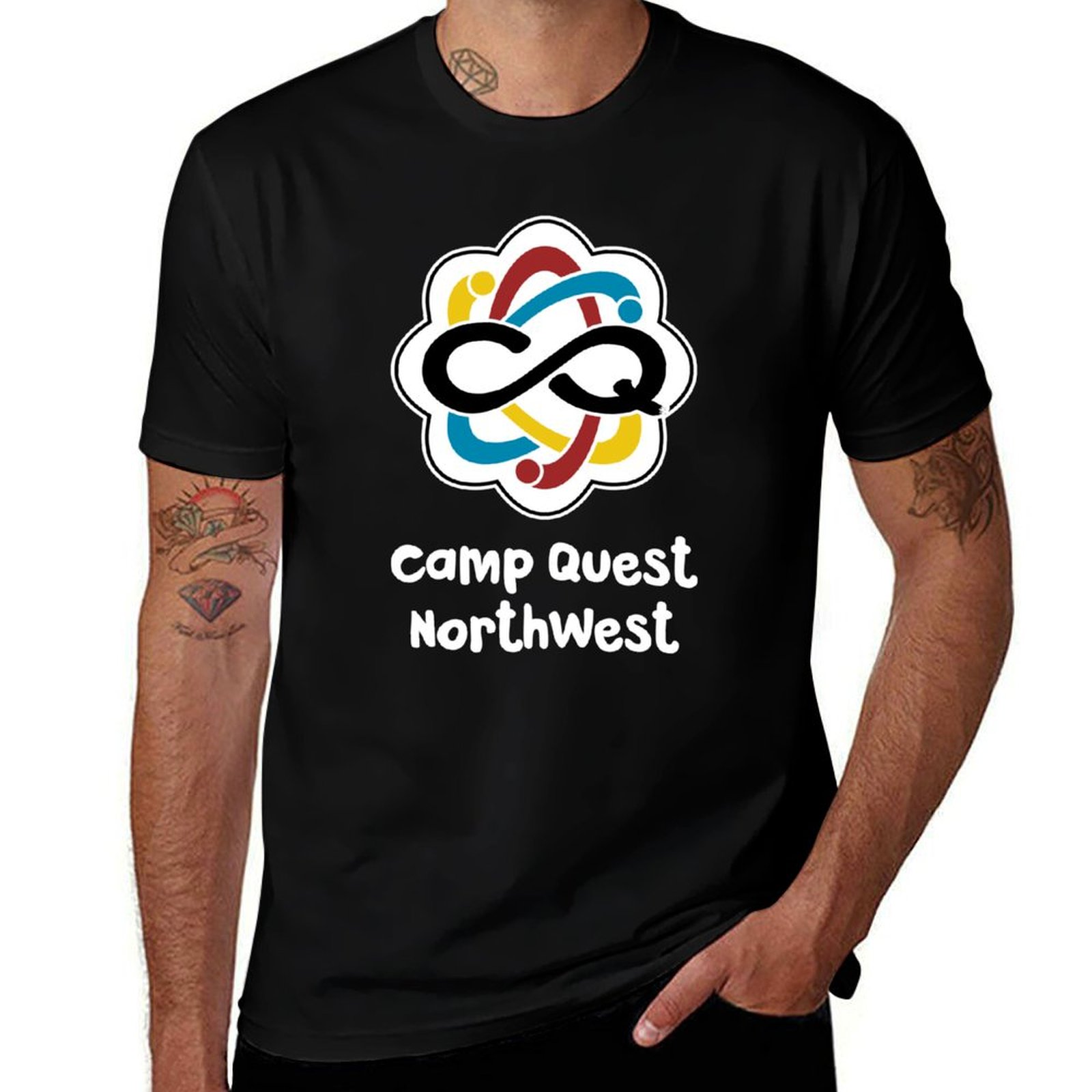 Camp Quest NorthWest Logo T-Sh - Quest Outdoor Camping ulasan dan harga