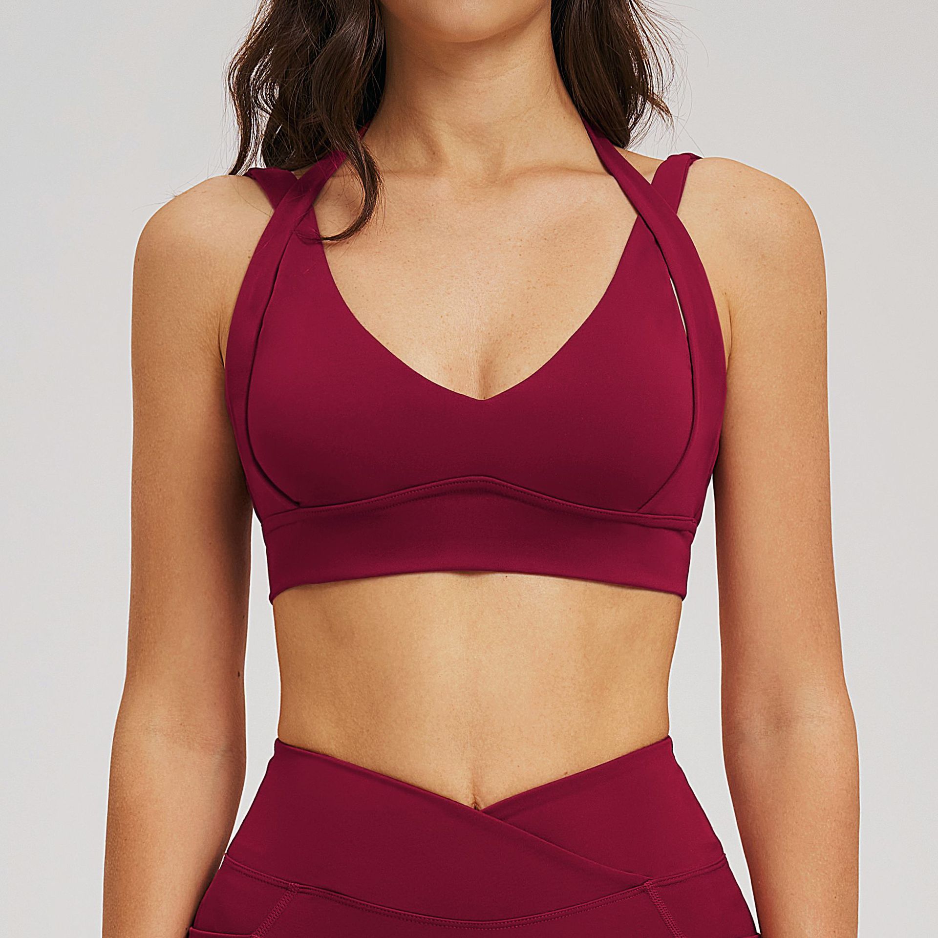 Workout Clothes Woman Gym Top  - Outdoor Camping Logo ulasan dan harga