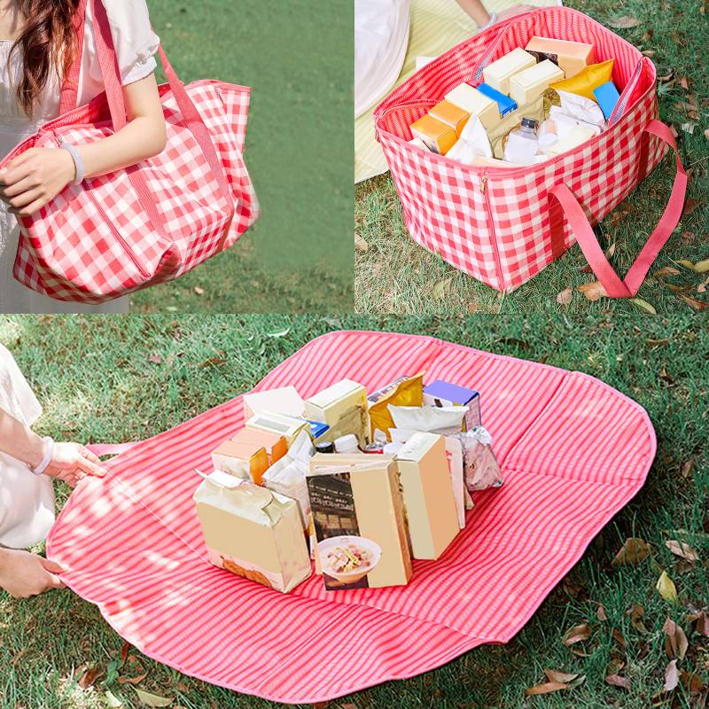 2-in-1 Large Capacity Portable - Outdoor Camping Mats Large ulasan dan harga