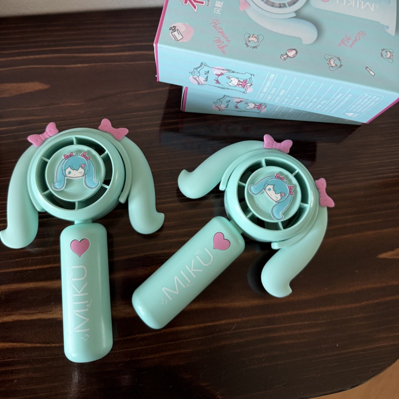 Hatsune Miku Mini Handheld Fan - Outdoor Camping Tv ulasan dan harga