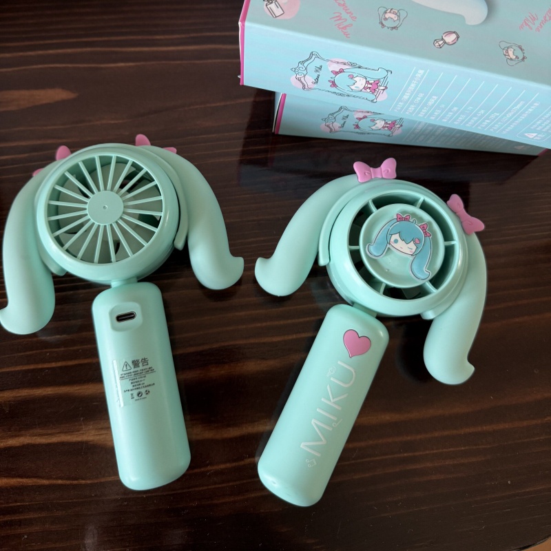 Hatsune Miku Mini Handheld Fan - Outdoor Camping Tv ulasan dan harga