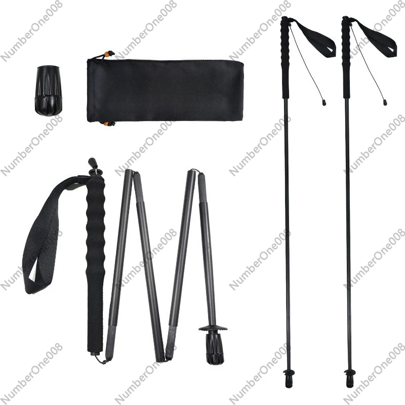 Ultra-Light Carbon Fiber Foldi - Trekking Poles ulasan dan harga
