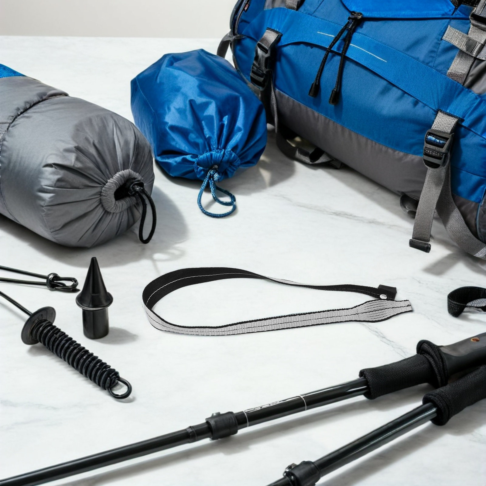 2Pcs Universal Black Trekking  - Trekking Poles ulasan dan harga